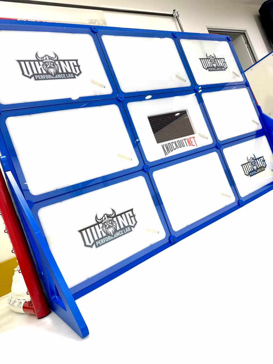 The Knockout Net 9-target shooting wall